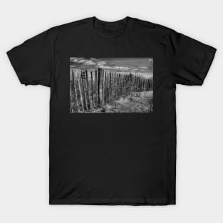 Dune Fence And Lighthouse T-Shirt